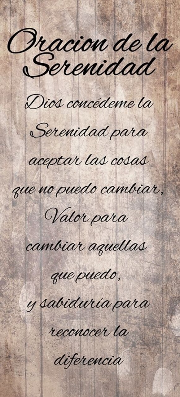 Oracion De La Serenidad Poster Print by Mlli Villa - Item # VARPDXMVRN086A